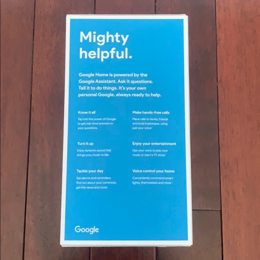 Google Home (never opened, new) - Picture 2 of 3